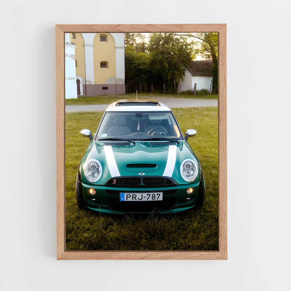Poster Mini Cooper en Herbe (vue 4)